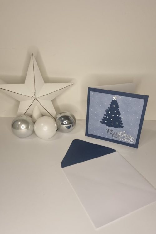 Merry Christmas Card (Christmas stars)
