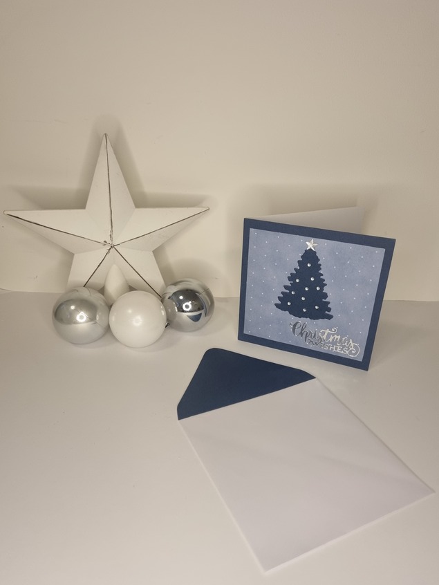 Merry Christmas Card (Christmas stars)