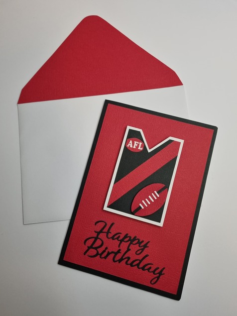 Happy Birthday Card AFL Edition (Essendon) - Image 2
