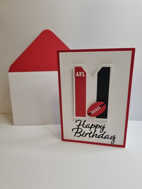 Happy Birthday Card AFL Edition (St Kilda)