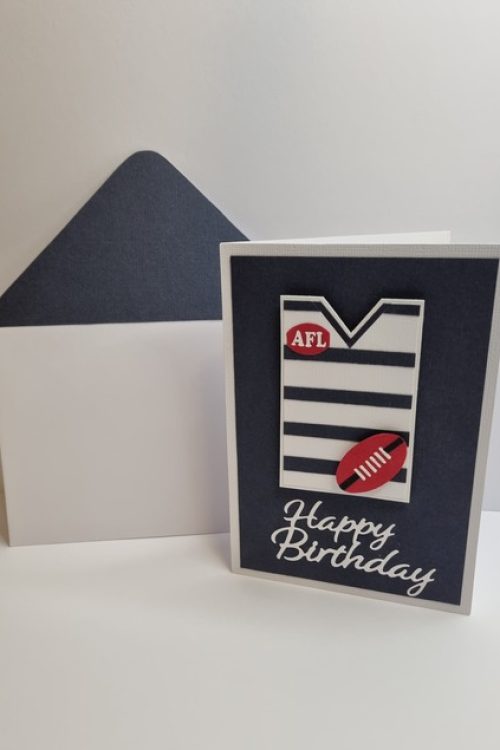 Happy Birthday Card AFL Edition (Geelong)