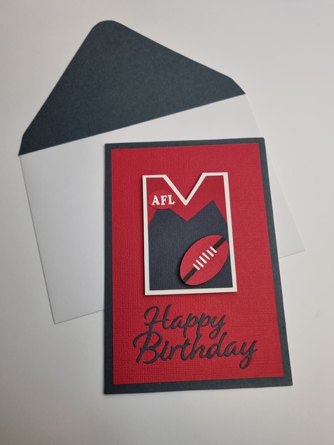 Happy Birthday Card AFL Edition (Melbourne) - Image 2