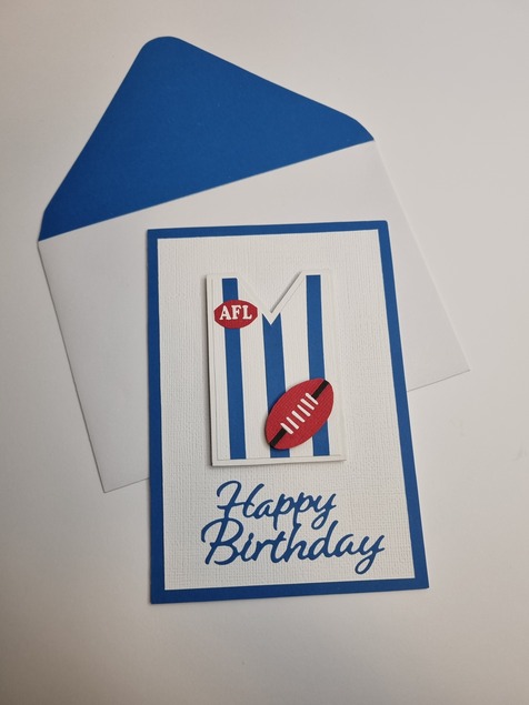 Happy Birthday Card AFL Edition (North Melbourne) - Image 2