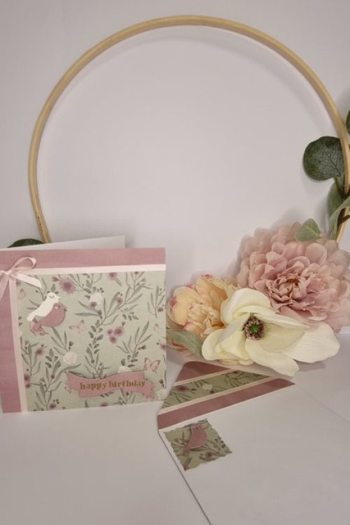 Happy Birthday Card (Bush Flowers)