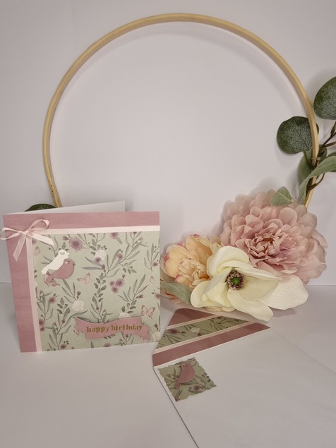 Happy Birthday Card (Bush Flowers)