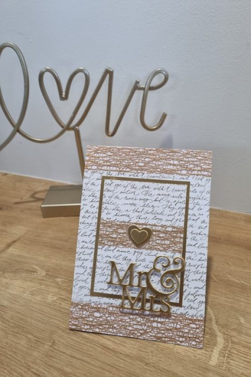 Wedding Day Card (Two Hearts)