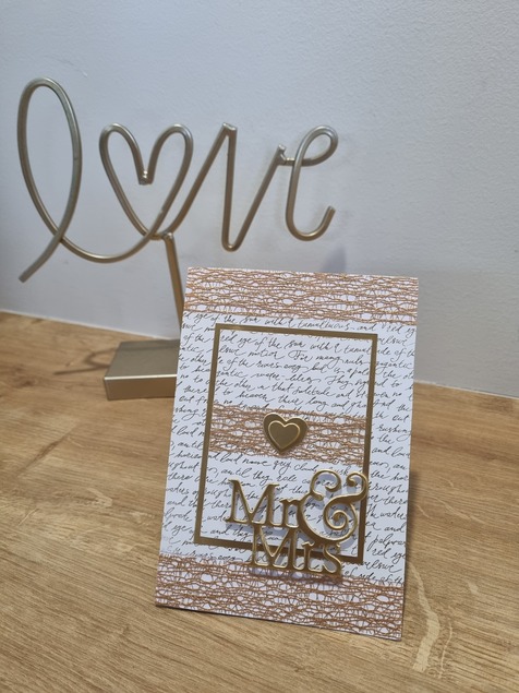 Wedding Day Card (Two Hearts)