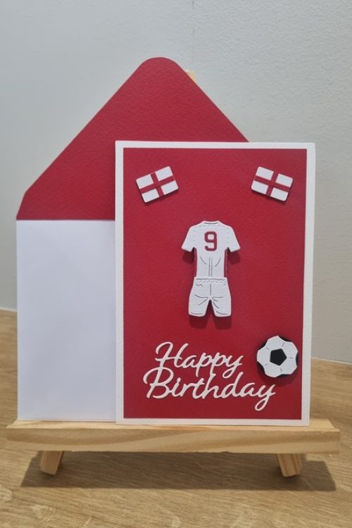 Happy Birthday Card (Soccer World Cup Edition- England)