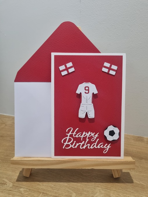 Happy Birthday Card (Soccer World Cup Edition- England)