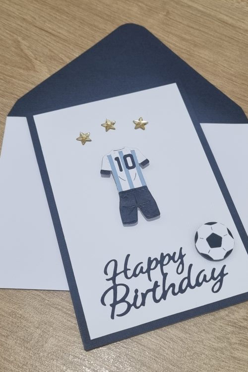 Happy Birthday Card (Soccer World Cup Edition- Argentina)