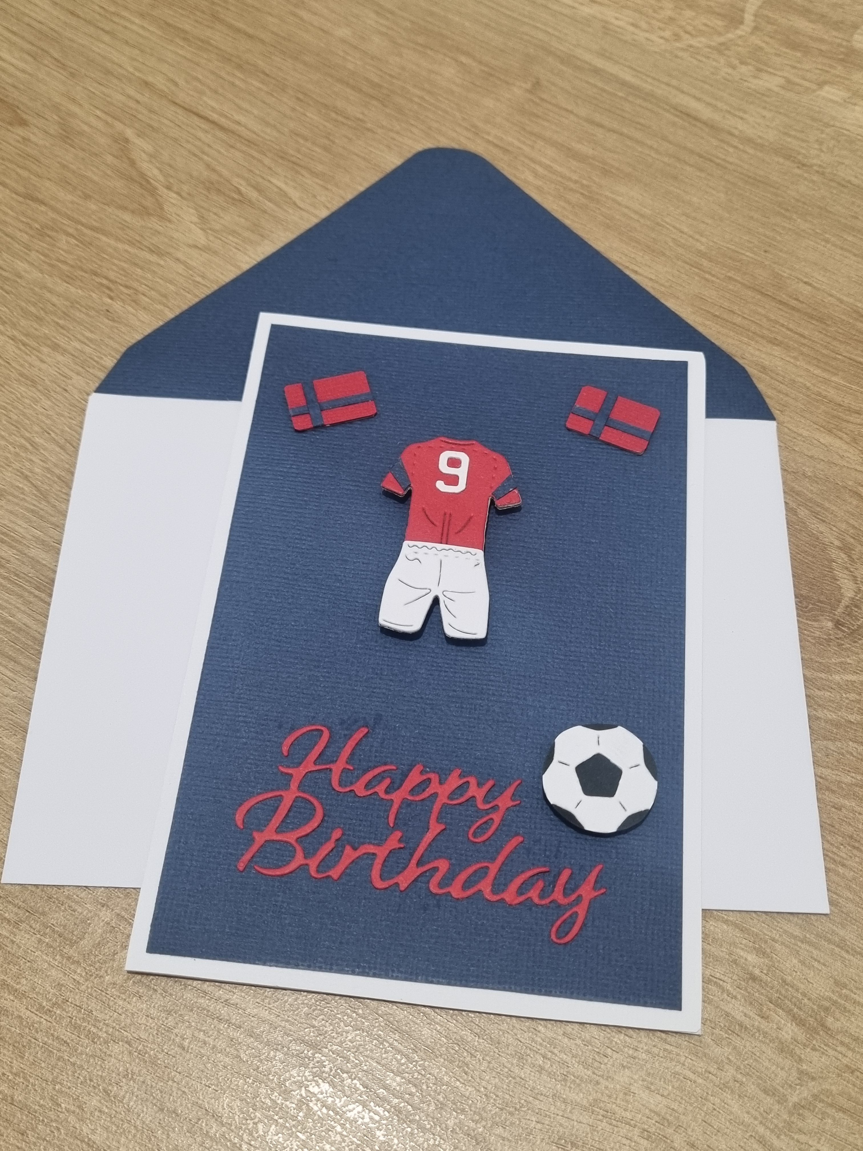 Happy Birthday Card (Soccer World Cup Edition- Norway) - Image 2