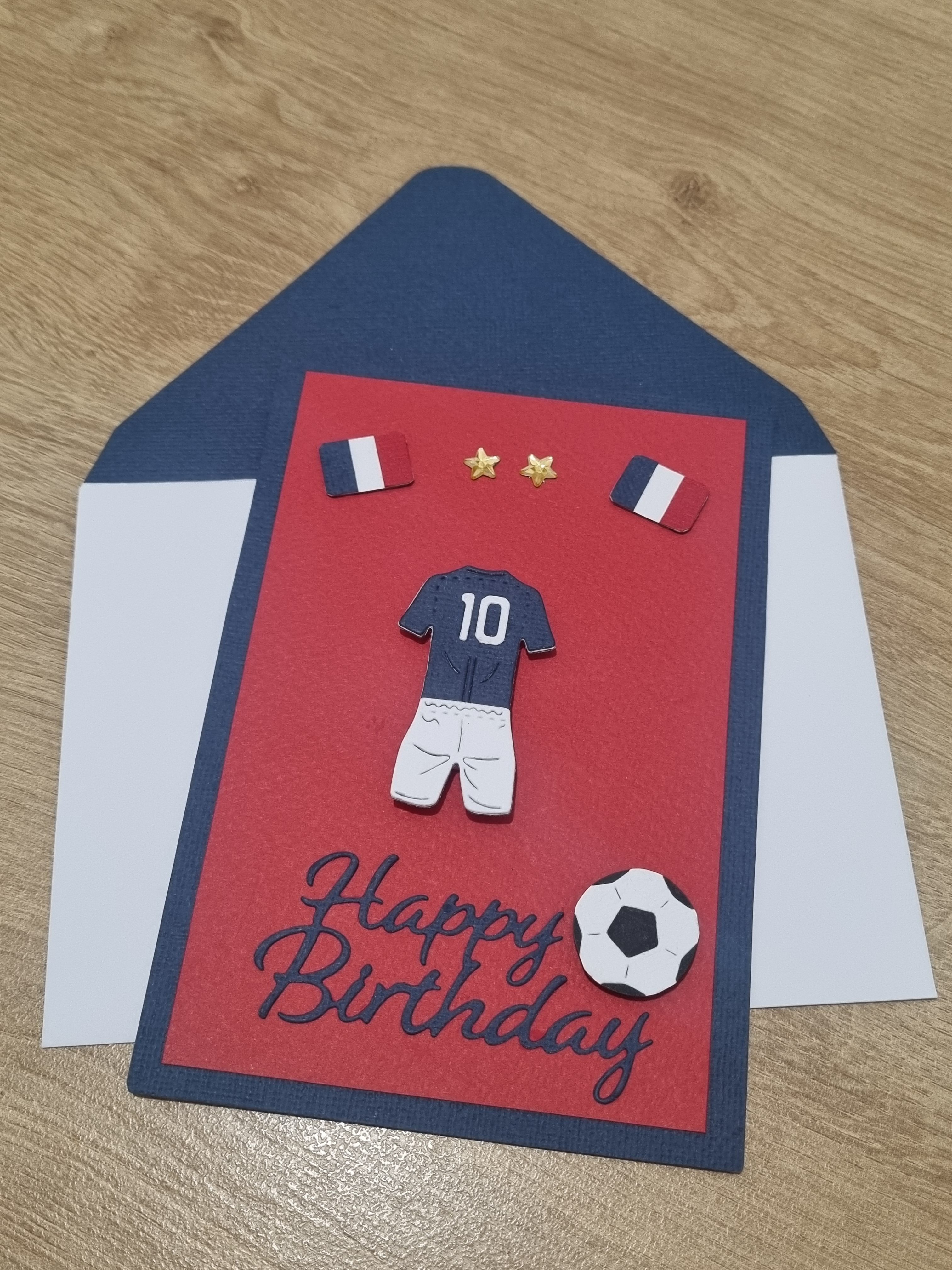 Happy Birthday Card (Soccer World Cup Edition- France) - Image 2