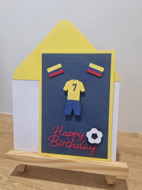 Happy Birthday Card (Soccer World Cup Edition-Colombia)